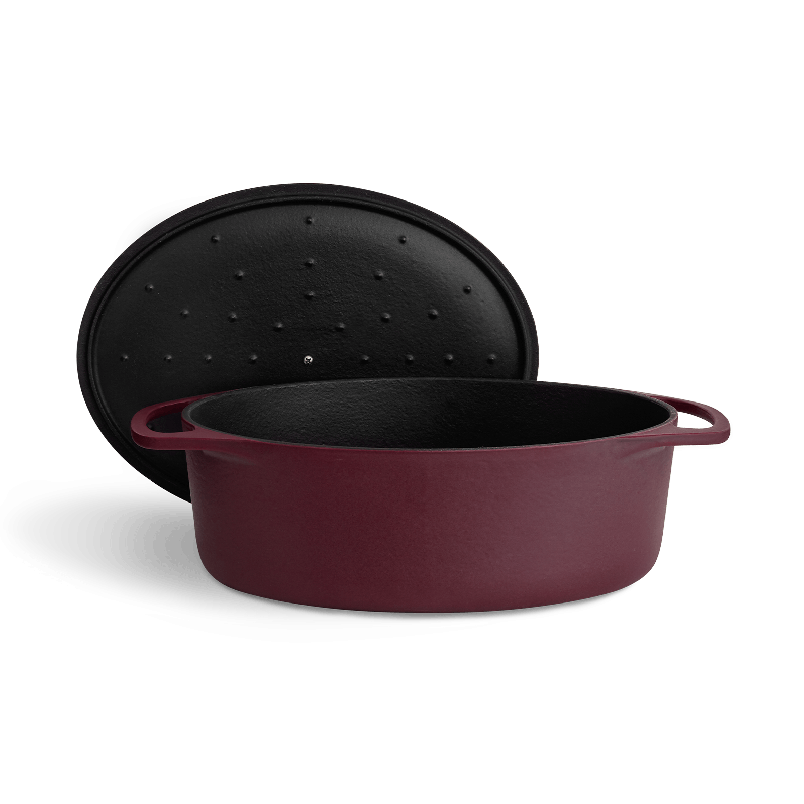Cocotte Gusseisen oval 33 cm, für alle Herdarten inkl. Induktion - 6,5 Liter Springlane