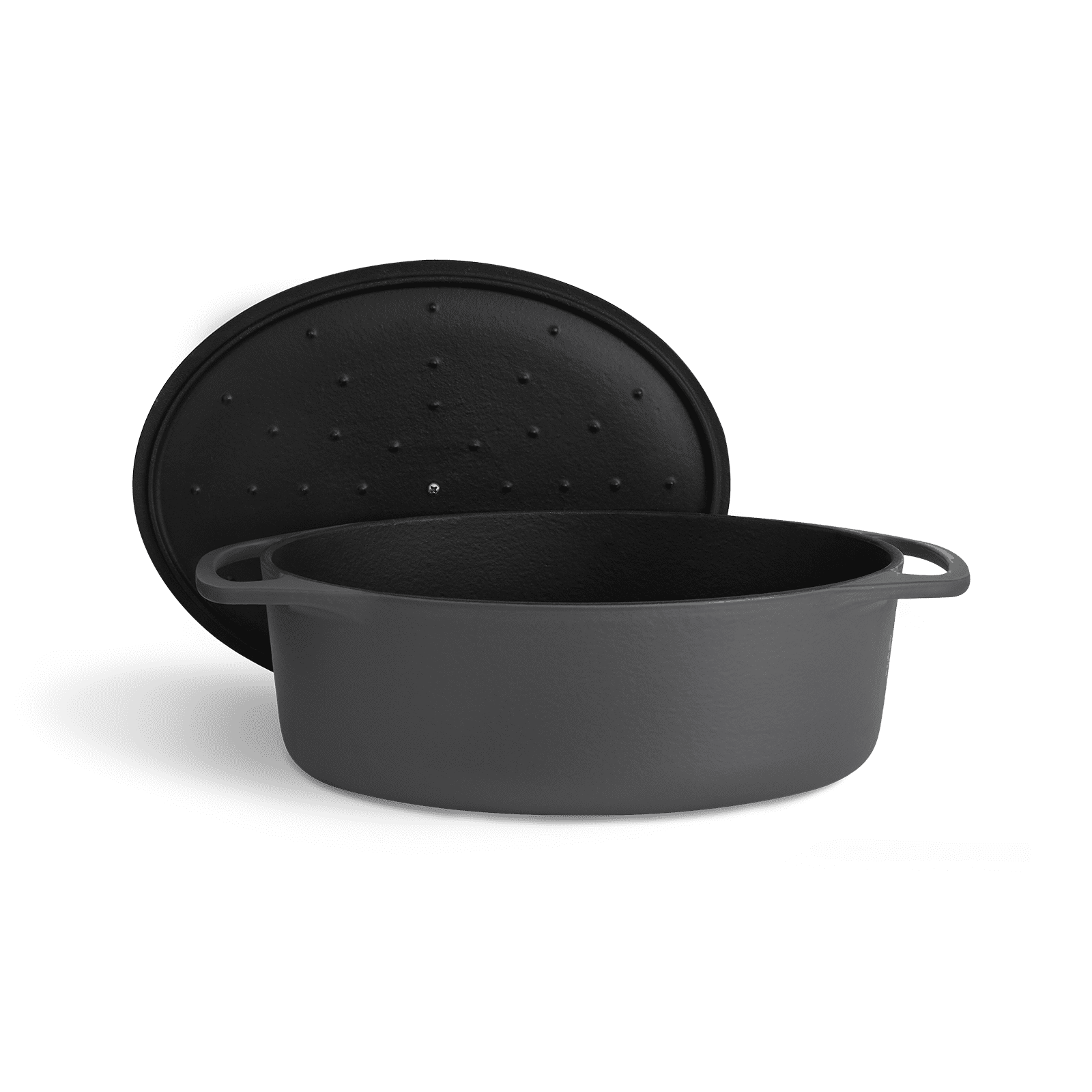 Cocotte Gusseisen oval 33 cm, für alle Herdarten inkl. Induktion - 6,5 Liter Springlane