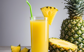 Fruchtiger Ananassaft mit Birne, Orange, Ingwer und Limette – Ein Vitaminkick für jede Gelegenheit Springlane