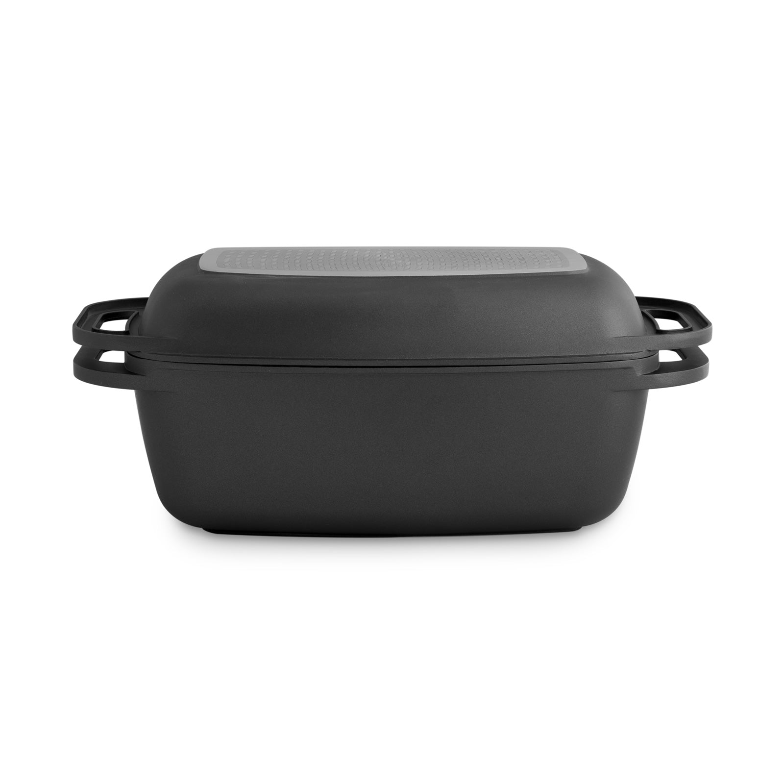 Aluguss Bräter 7l mit Grilldeckel und Glasdeckel Springlane