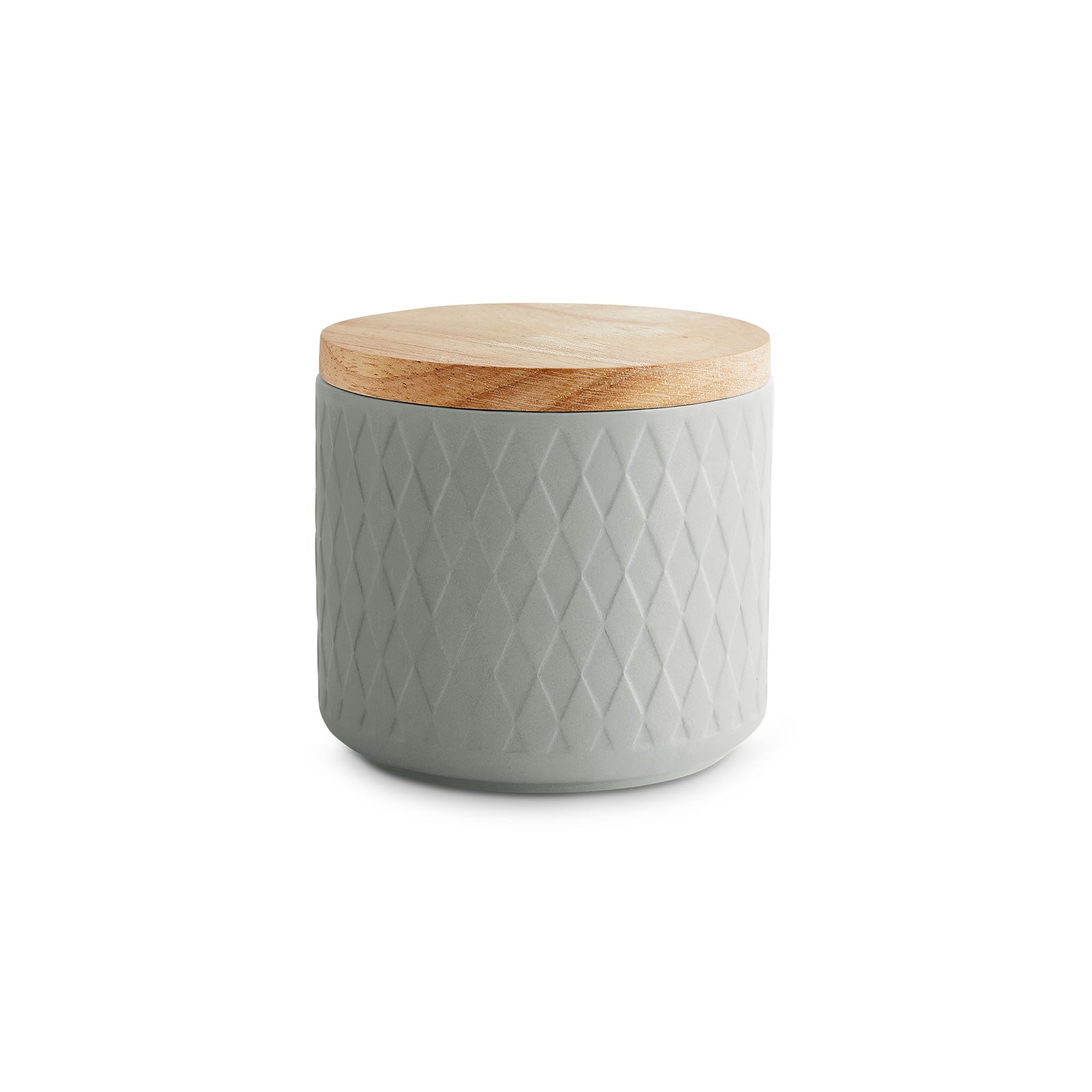 Keramik Vorratsdosen Misty Cliff mit Holzdeckel Springlane