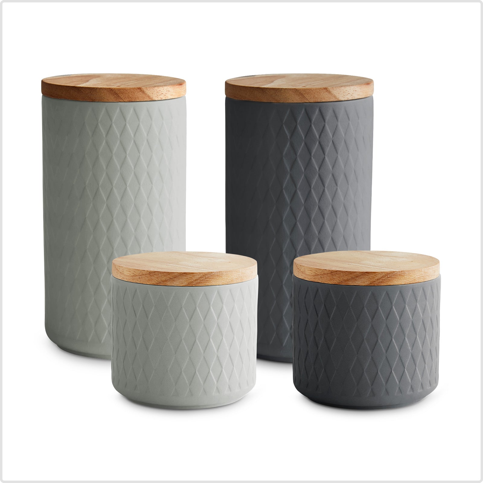 Keramik Vorratsdosen Misty Cliff 4er Set Springlane