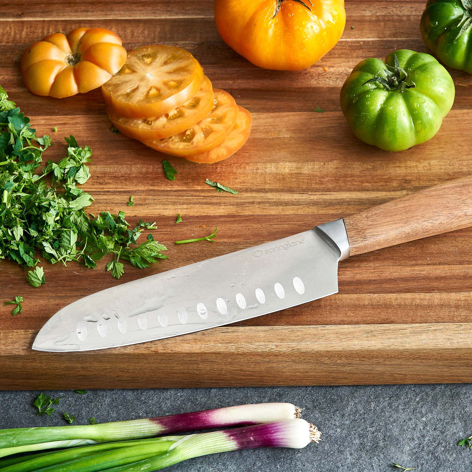 Jet - Bloc Bois D'acacia 6 Couteaux Steak - Toute l'offre ustensile de cusine Jet - Bloc Bois D'acacia 6 Couteaux Steak - Toute l'offre ustensile de cusine