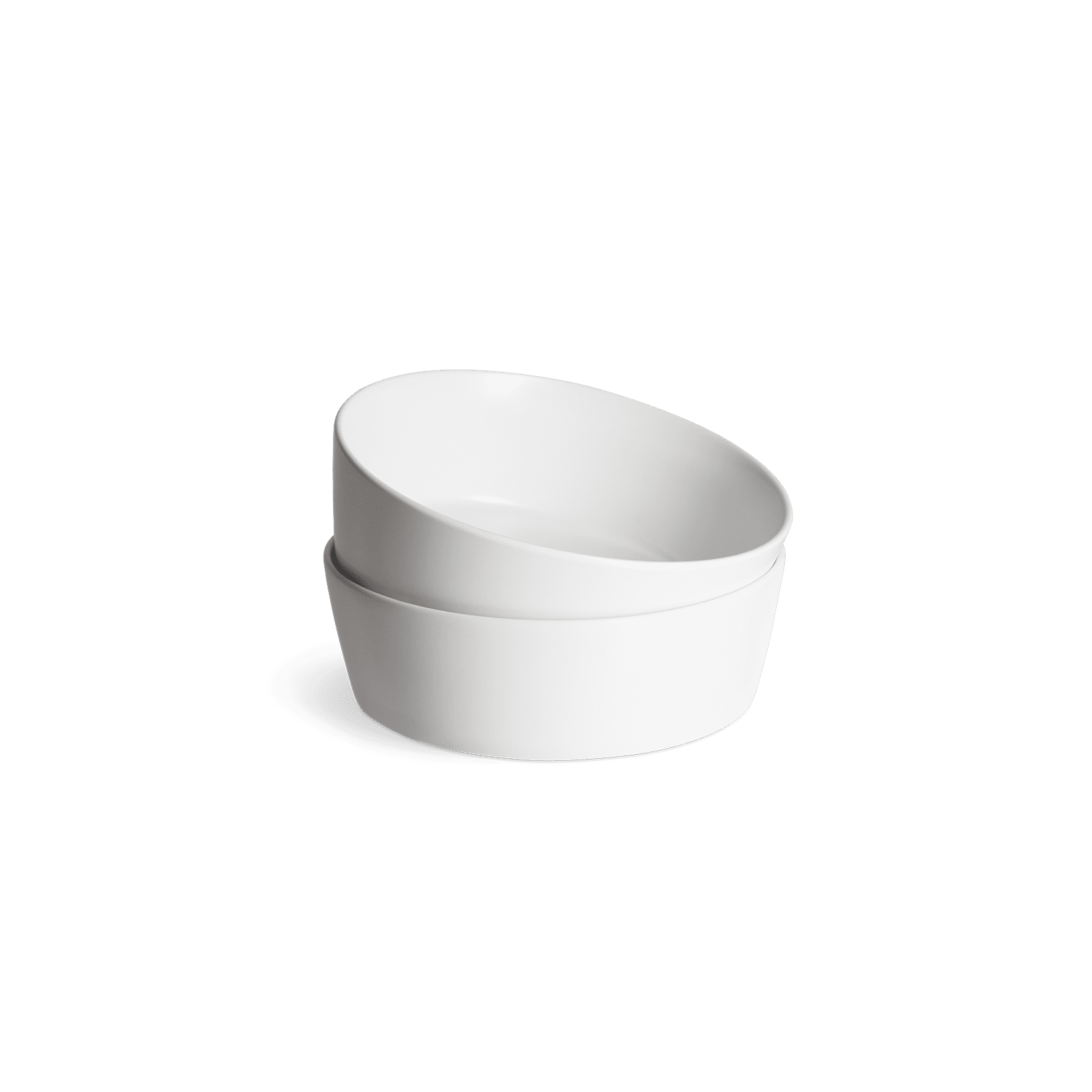 Sweet Scandi 2er-Sets Suppenteller aus New Bone Keramik matt - Weiß, Anthrazit oder Mint Springlane