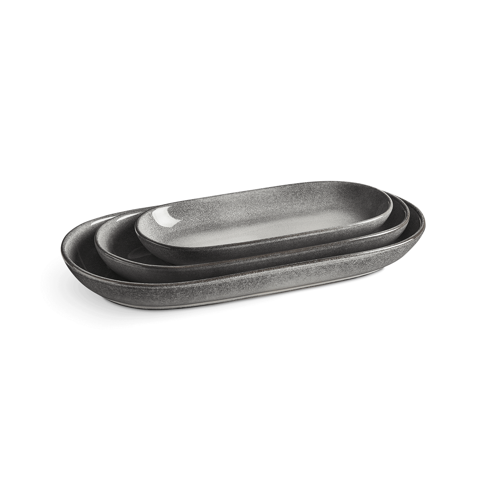 Misty Cliff Servierplatten aus Steingut - verschiedene Auswahl Springlane