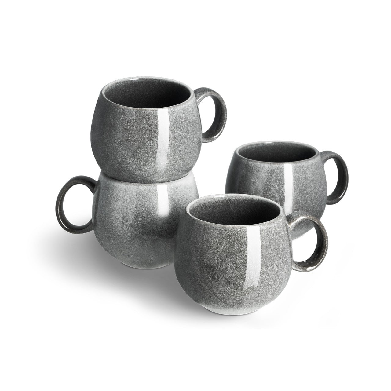 Geschirr-Set Misty Cliff 24-tlg., Steingut Tafelservice für 4 Personen Springlane