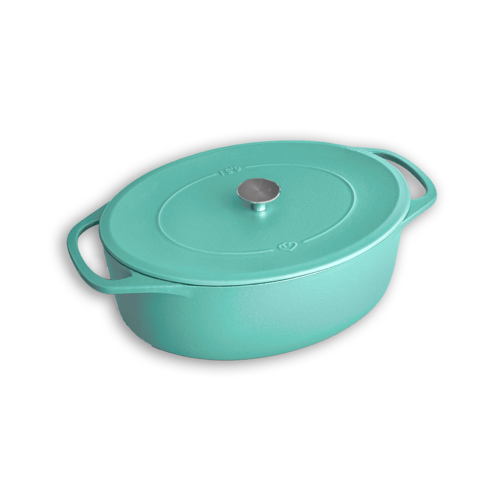 Cocotte Gusseisen oval 33 cm, für alle Herdarten inkl. Induktion - 6,5 Liter Springlane
